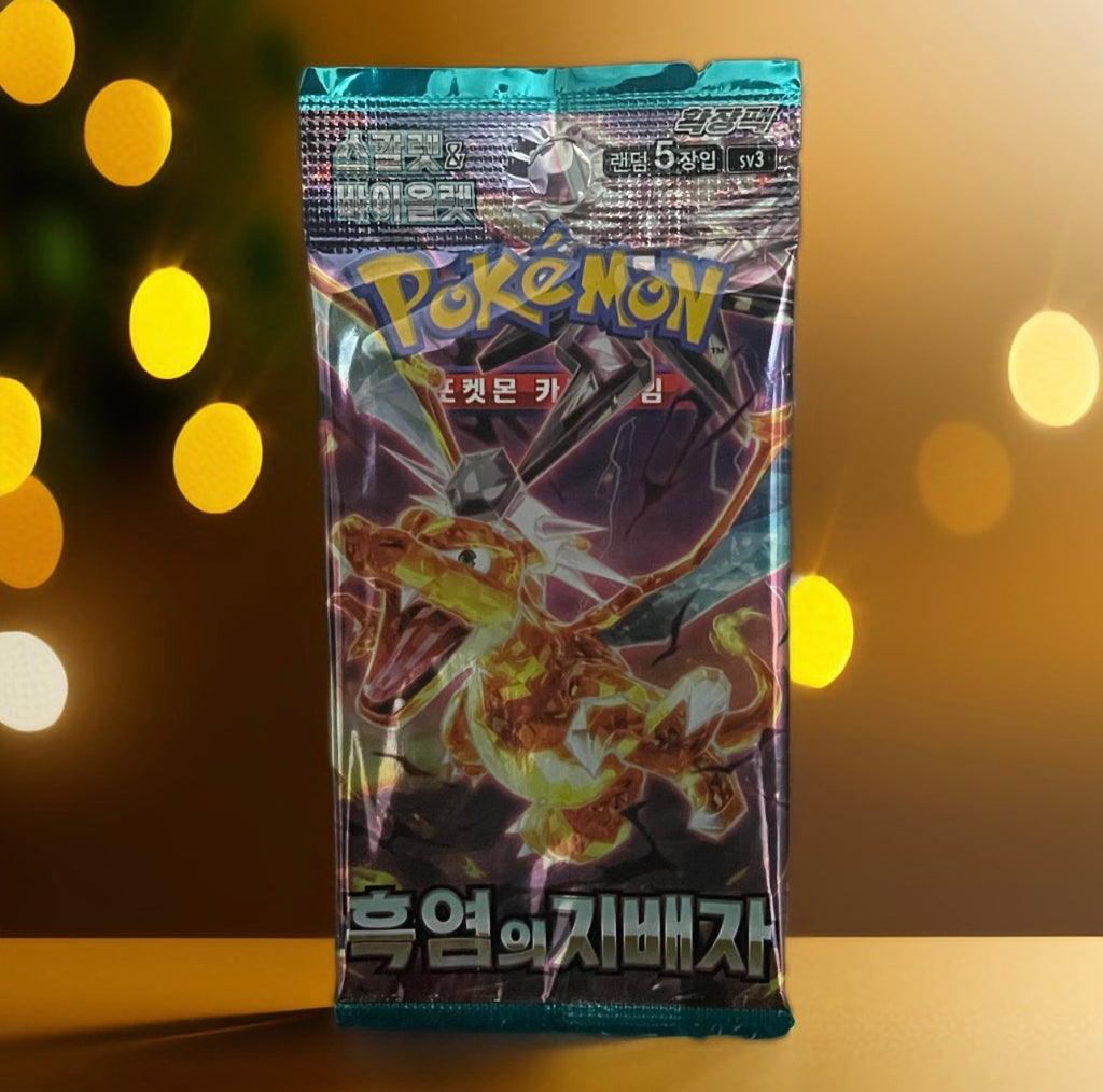 Pokemon Ruler of The Black Flame Booster Pack [KO]